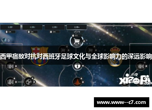 西甲宿敌对抗对西班牙足球文化与全球影响力的深远影响
