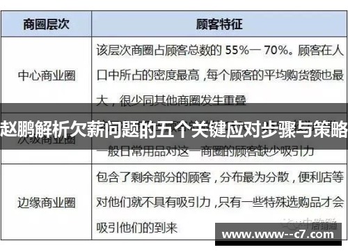 赵鹏解析欠薪问题的五个关键应对步骤与策略