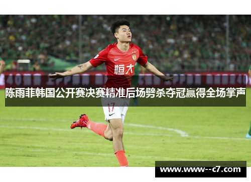 陈雨菲韩国公开赛决赛精准后场劈杀夺冠赢得全场掌声